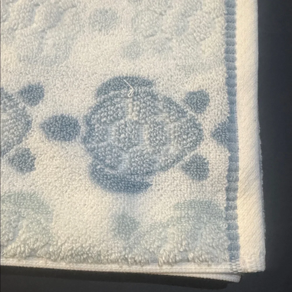 4pc CARO HOME 100% Cotton Tortuga Tile Bath Towel Set - Green/Blue